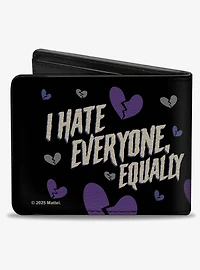 Masters of the Universe Skeletor I Hate Everyone Equally Heart Pose Bifold Wallet