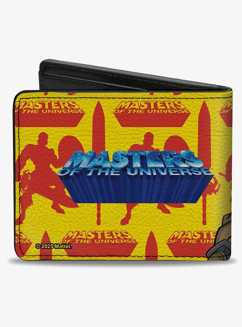 Masters of the Universe He Man Pose and Logo Bifold Wallet