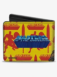 Masters of the Universe He Man Pose and Logo Bifold Wallet
