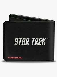 Star Trek Service Sacrifice Compassion Love Badge Icon Bifold Wallet