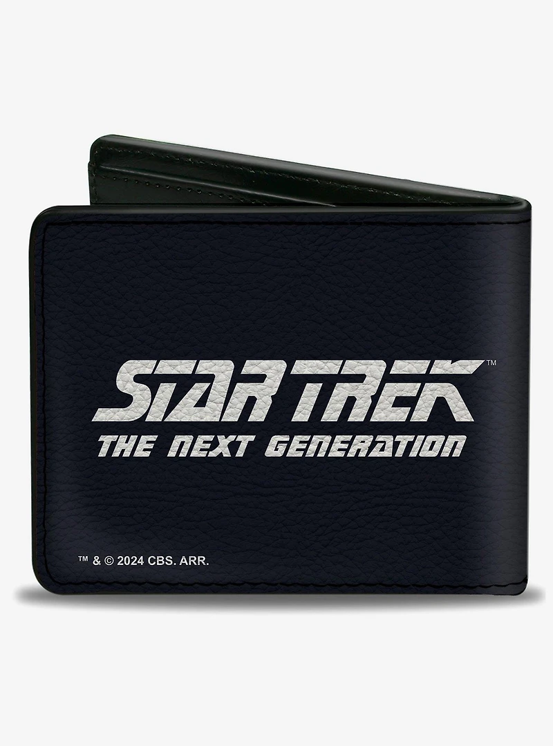 Star Trek Next Generation Starship Enterprise Voyages Icon Bifold Wallet