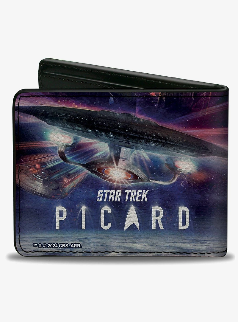 Star Trek Picard Group Pose and Title Logo Bifold Wallet