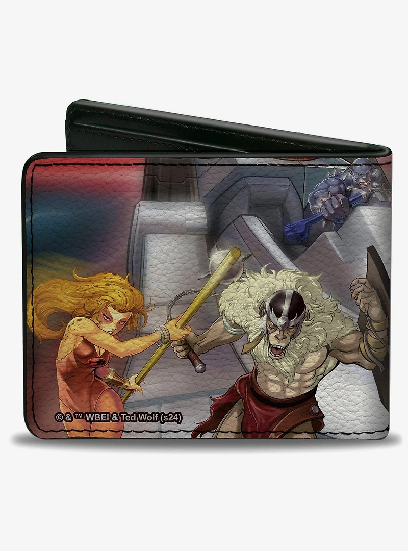 ThunderCats and Monkian Action Pose and Title Logo Bifold Wallet