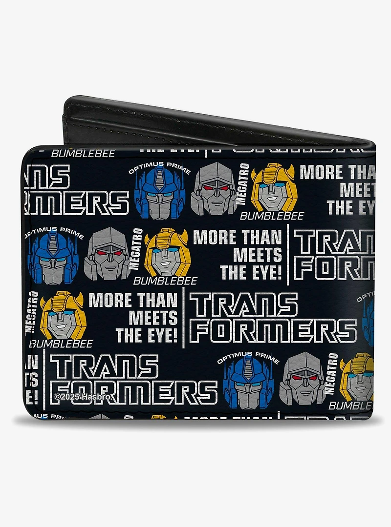 Transformers More Than Meets the Eye Characters Bifold Wallet