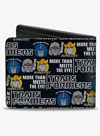 Transformers More Than Meets the Eye Characters Bifold Wallet