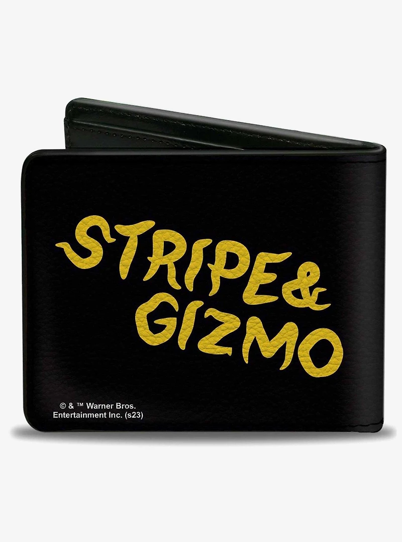 Gremlins Stripe and Gizmo Pose Bifold Wallet