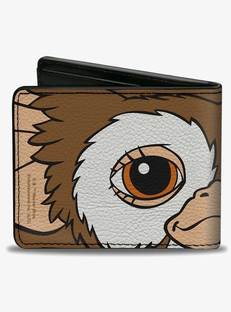 The Gremlins Gizmo Face Character Close Up Bifold Wallet