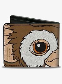 The Gremlins Gizmo Face Character Close Up Bifold Wallet