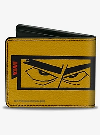 Samurai Jack Title Logo and Eyes Block Bifold Wallet
