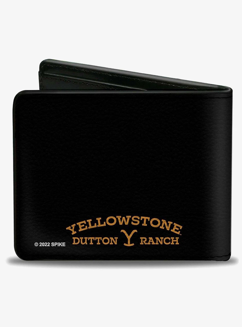 Yellowstone Y Logo and Title Icon Bifold Wallet