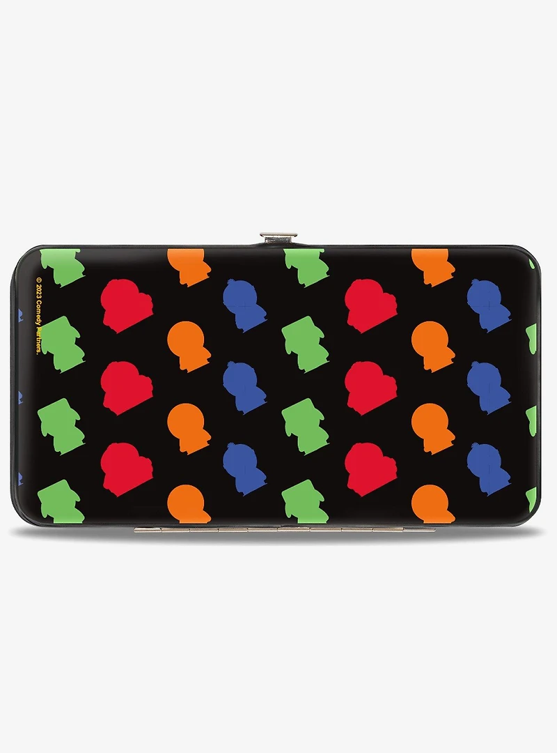 South Park Boys Sketch Blocks and Pose Monogram Hinged Wallet