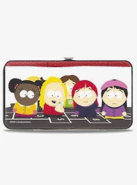 South Park Girls Deep Learning Hopscotch Group Scene Hinged Wallet