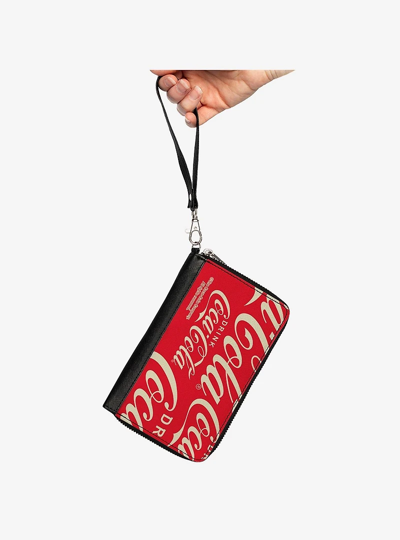 Coca-Cola Drink Coca Cola Close Up Zip Around Wallet