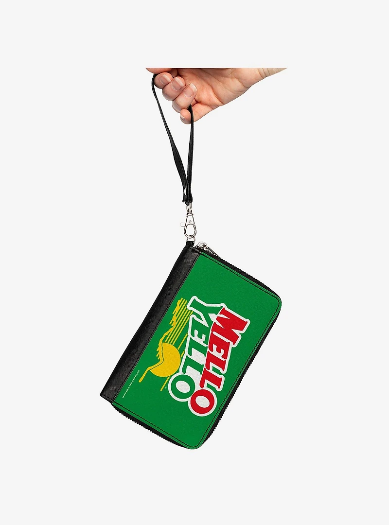 Coca-Cola Mello Logo Green Zip Around Wallet