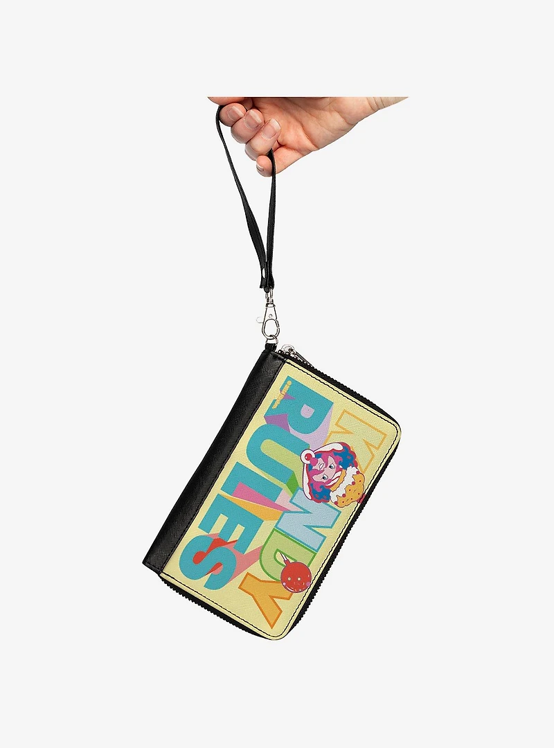 Candy Land Kandy Rules King Kandy Face Zip Around Wallet