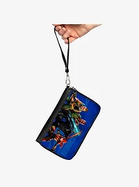 GI Joe Unit Agents Group Pose and Logo Zip Around Wallet