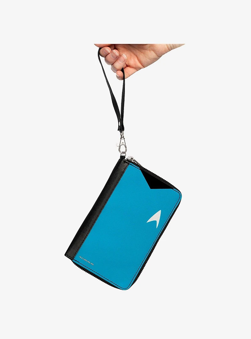 Star Trek Spock Character Body Close Up Zip Around Wallet