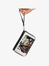 Star Trek Crew and Enterprise Poster Zip Around Wallet