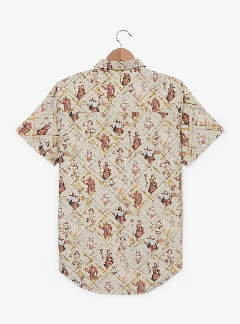 Masters Of The Universe Characters Allover Print Woven Button-Up - BoxLunch Exclusive