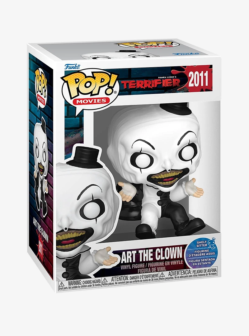 Funko Pop! Movies Terrifier Art The Clown Shelf Sitter Vinyl Figure