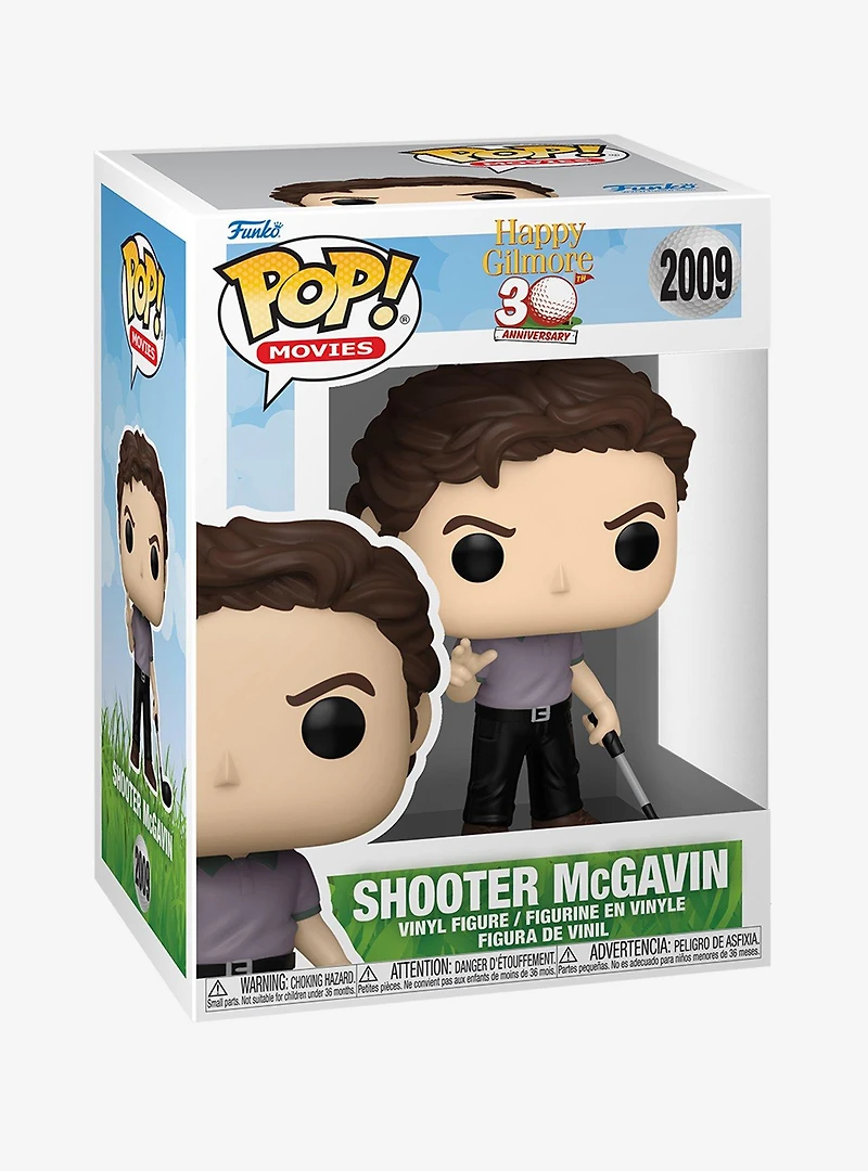 Funko Pop! Movies Happy Gilmore 30th Anniversary Shooter McGavin Vinyl Figure