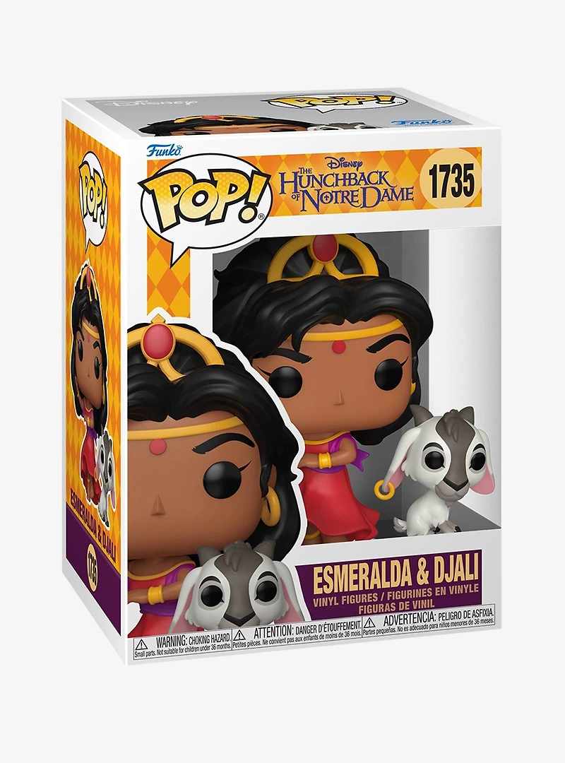 Funko Pop! Disney The Hunchback of Notre Dame Esmeralda & Djali Vinyl Figure