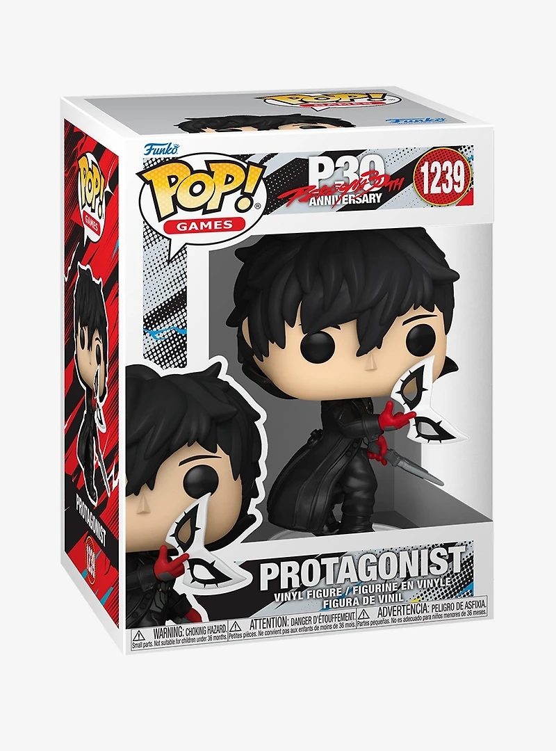 Funko Pop! Games Persona 30th Anniversary Persona 5 Protagonist Vinyl Figure
