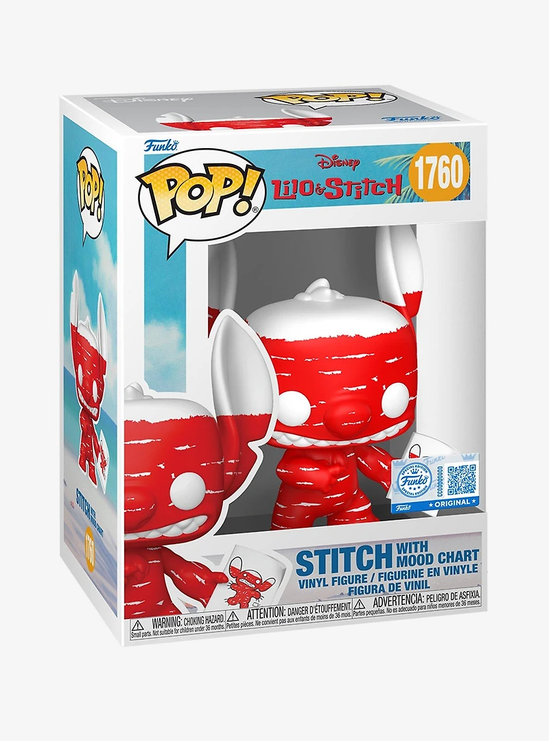 Funko Pop! Disney Lilo & Stitch Stitch with Mood Chart Vinyl Figure