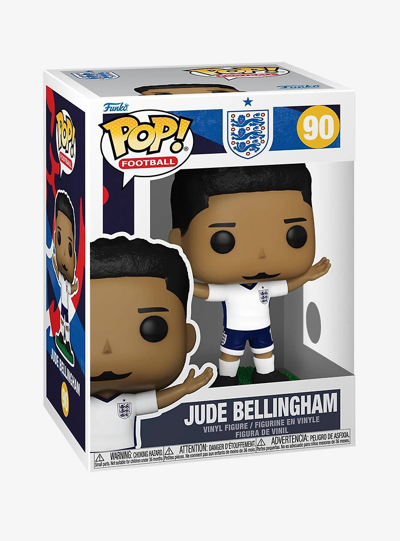 Funko Pop! Football England Jude Bellingham Vinyl Figure