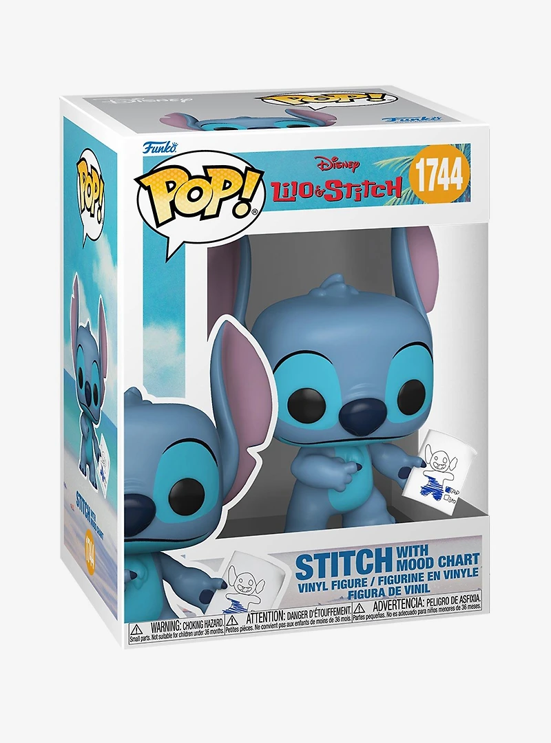 Funko Pop! Disney Lilo & Stitch Stitch with Mood Chart Vinyl Figure