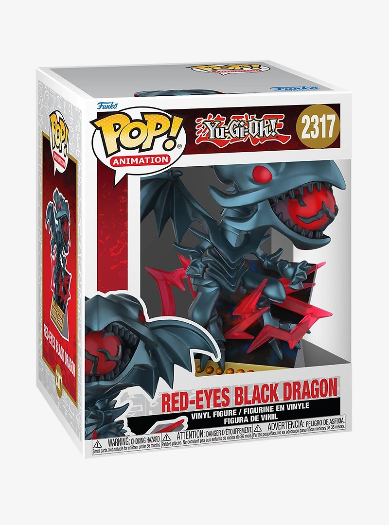 Funko Pop! Animation Yu-Gi-Oh! Red-Eyes Black Dragon Vinyl Figure