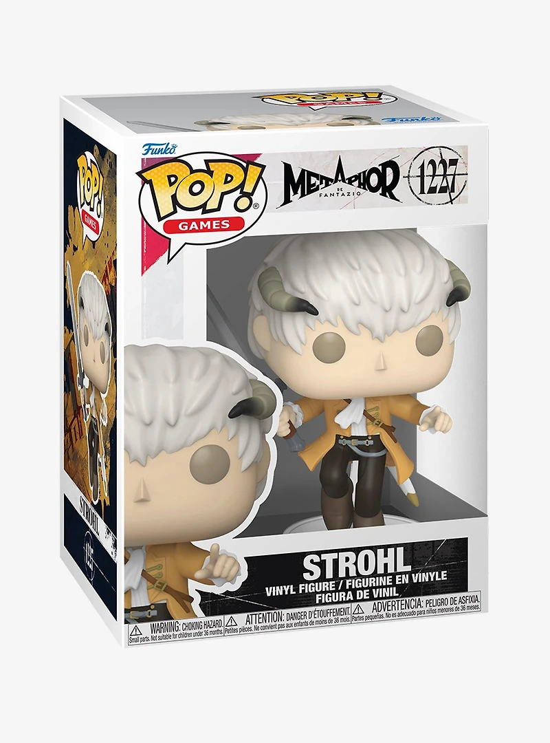 Funko Pop! Games Metaphor:Re Fantazio Strohl Vinyl Figure