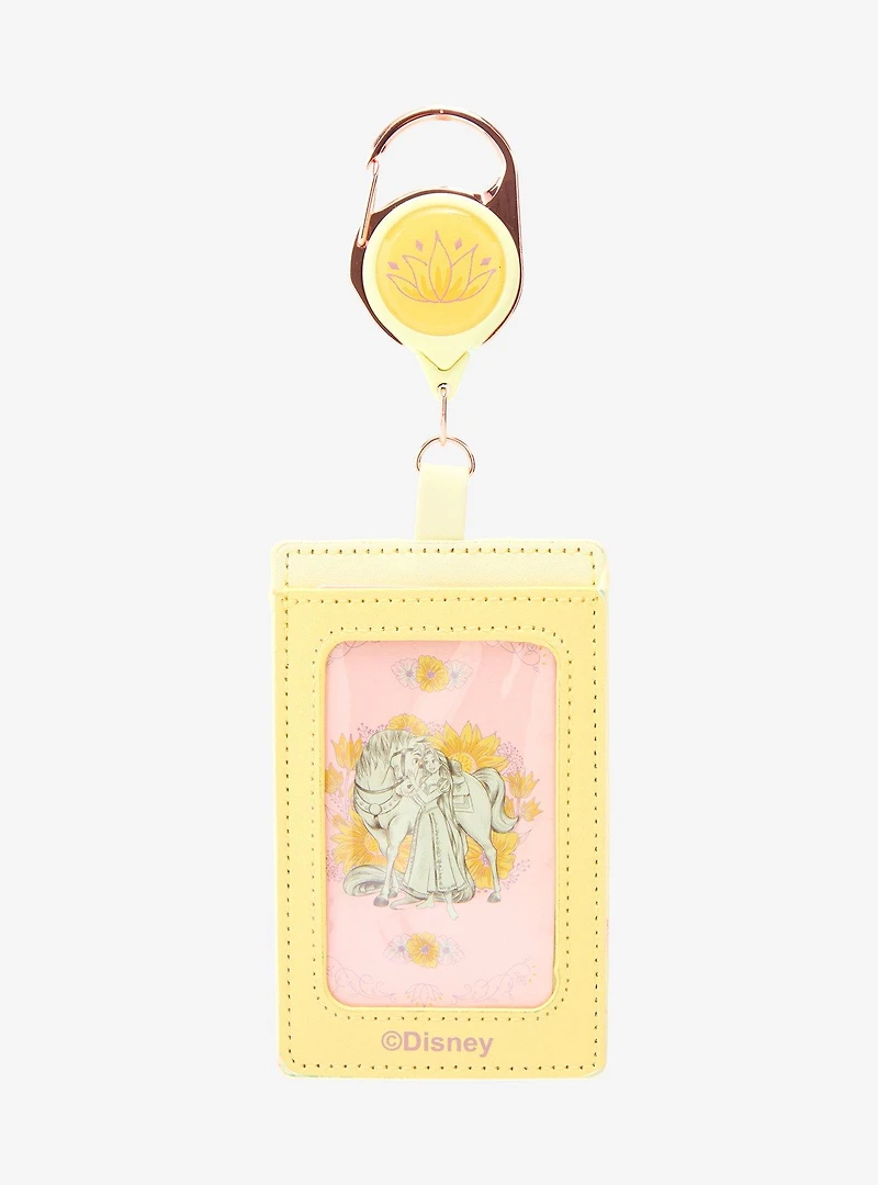Disney Tangled Rapunzel & Maximus Floral Retractable Lanyard - BoxLunch Exclusive