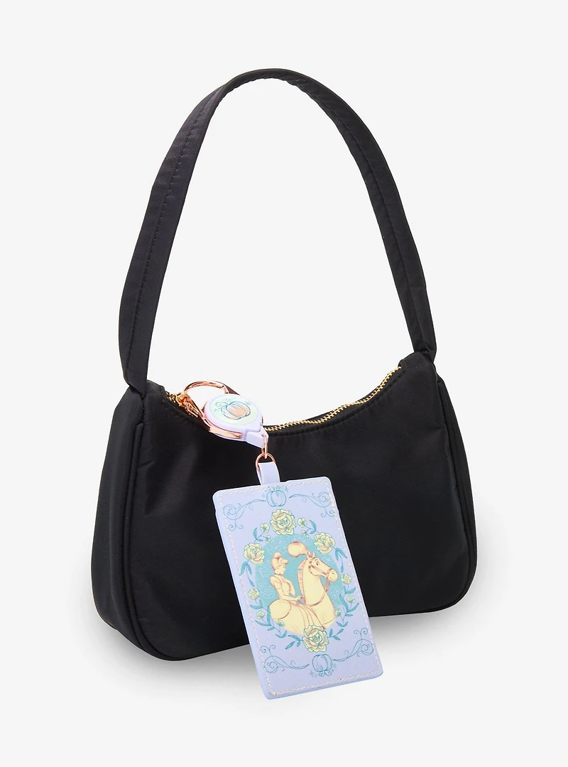 Disney Cinderella Carriage Horse Floral Retractable Lanyard - BoxLunch Exclusive