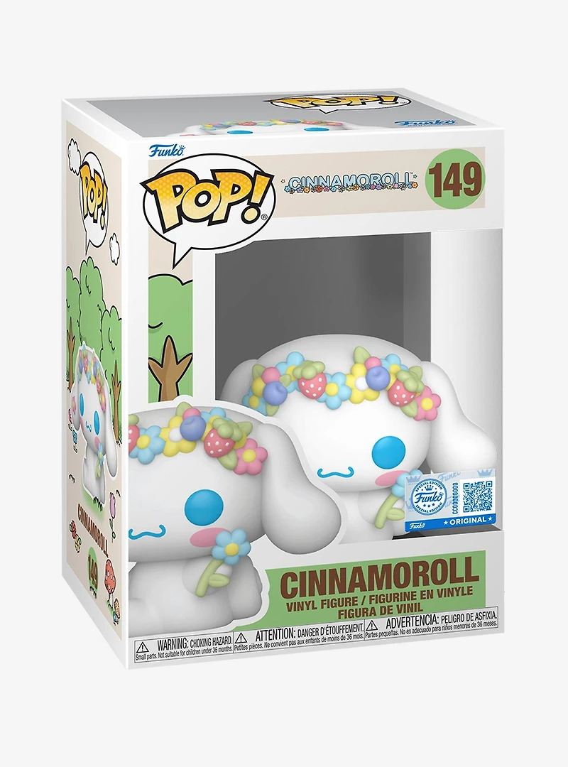 Funko Pop! Sanrio Cinnamoroll With Flower Vinyl Figure