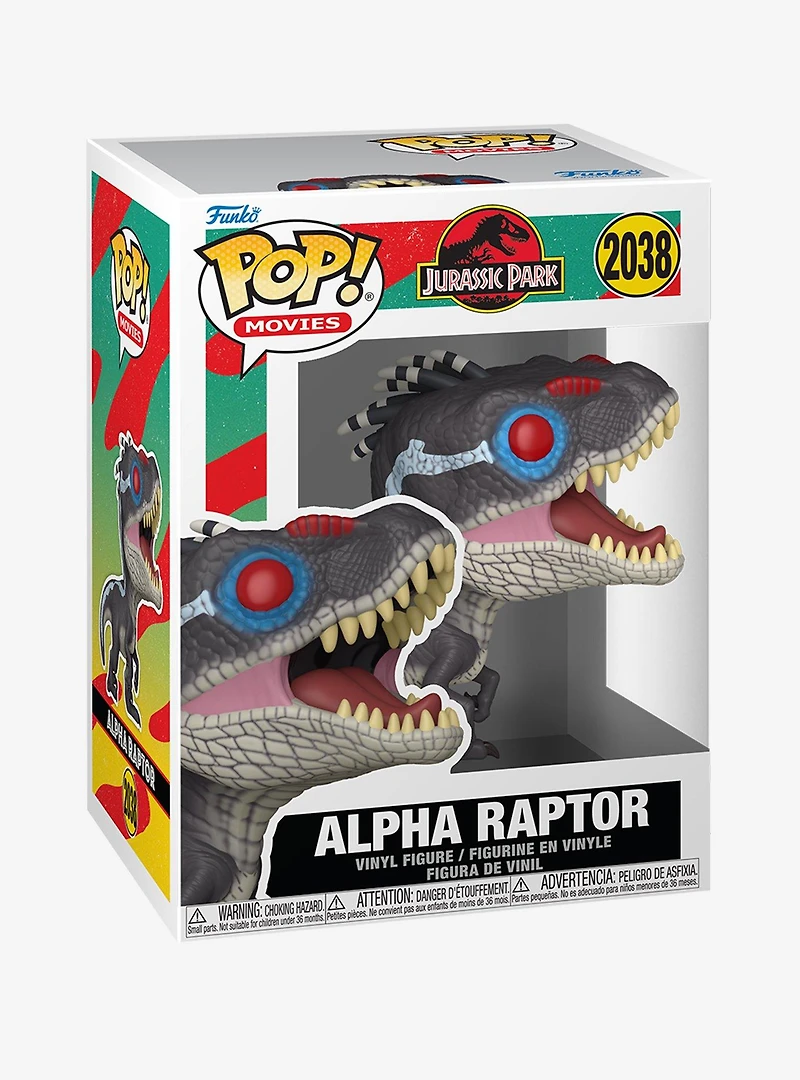 Funko Pop! Movies Jurassic Park Alpha Raptor Vinyl Figure