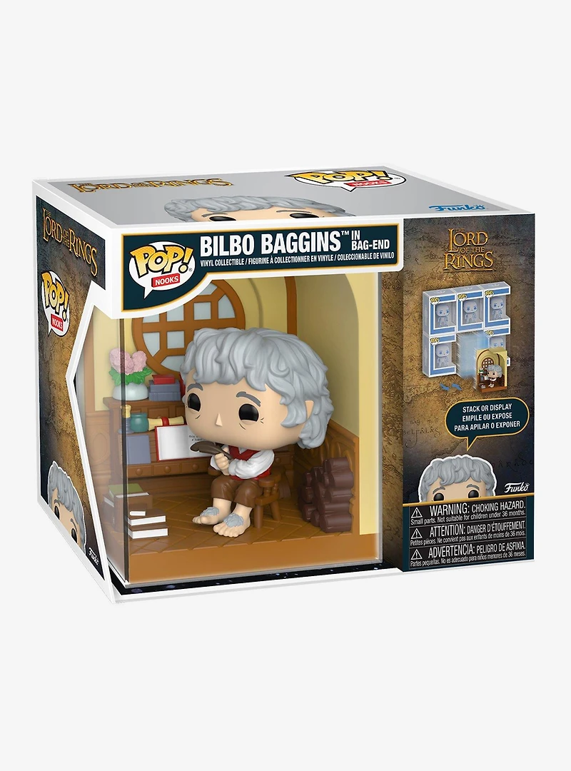 Funko Pop! Nooks The Lord of The Rings Bilbo Baggins in Bag-End Vinyl Figure