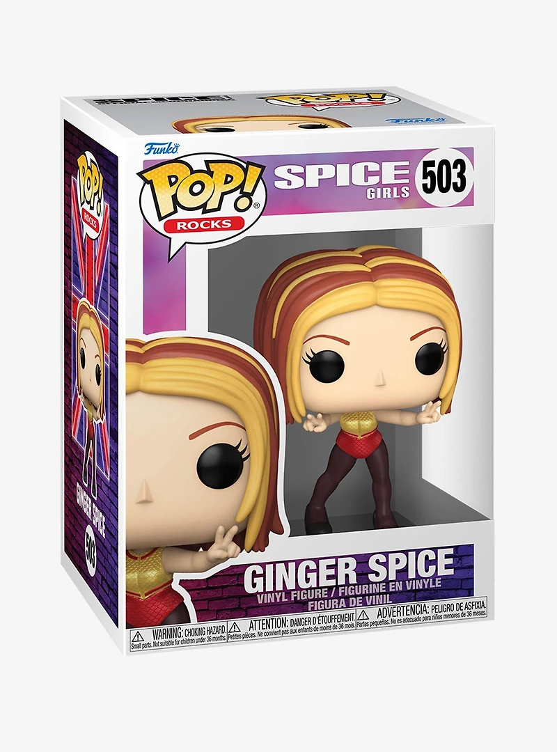 Funko Pop! Rocks Spice Girls Ginger Spice Vinyl Figure