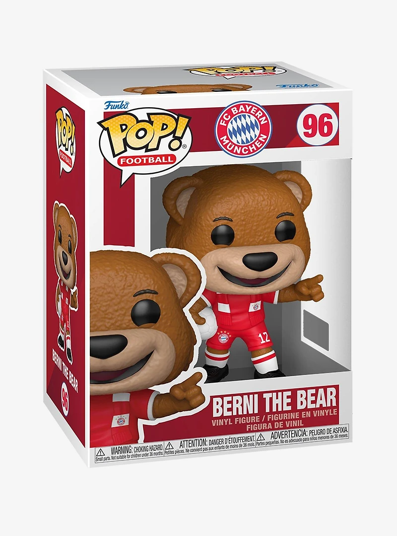 Funko Pop! Football FC Bayern Munich Berni the Bear Vinyl Figure