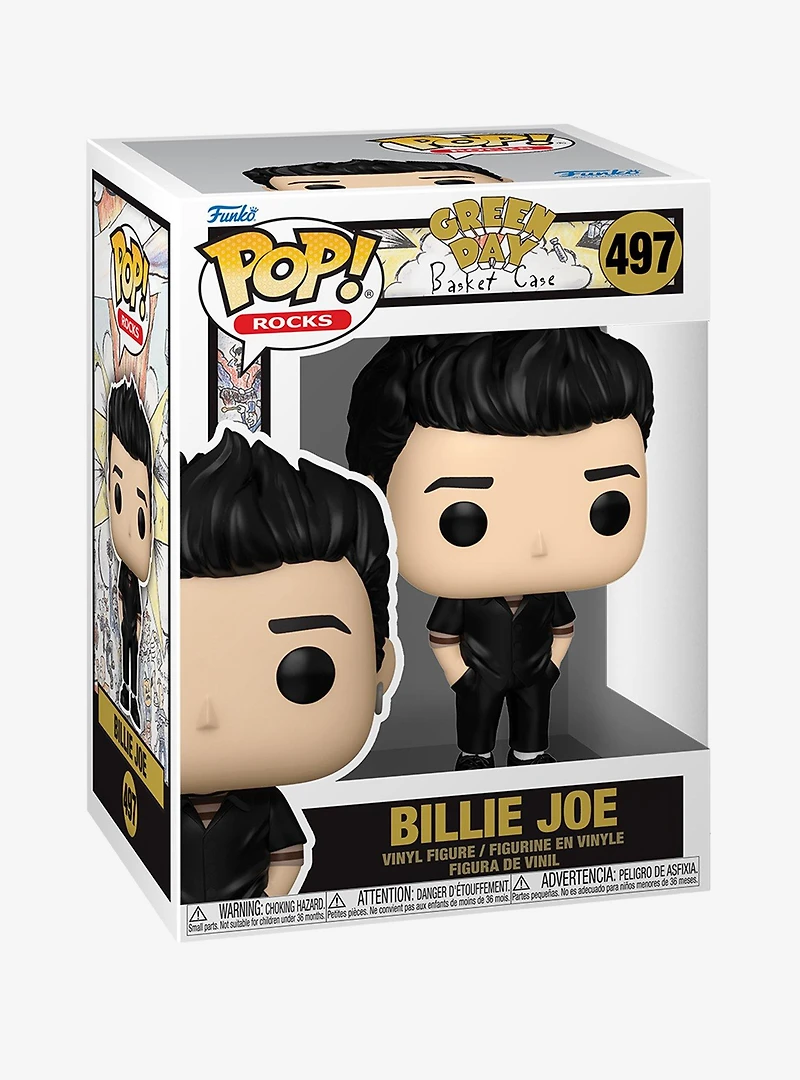 Funko Pop! Rocks Green Day: Basket Case Billie Joe Vinyl Figure