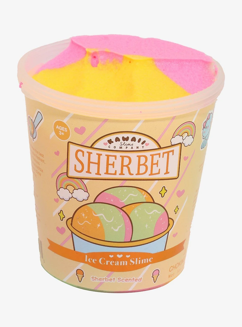Kawaii Slime Company Ice Cream Sherbet Scented Slime