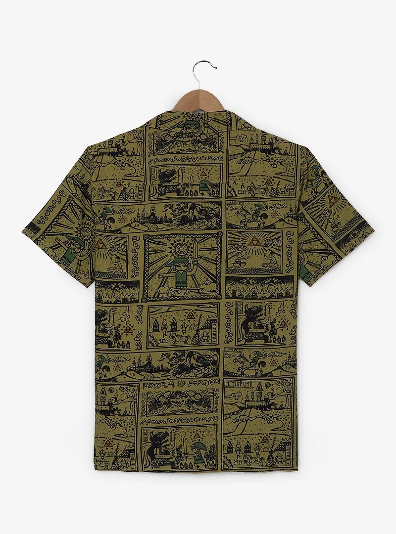 Nintendo The Legend of Zelda Woven Button-Up — BoxLunch Exclusive