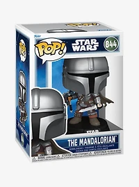 Funko Pop! Star Wars The Mandalorian and Grogu The Mandalorian Vinyl Bobblehead