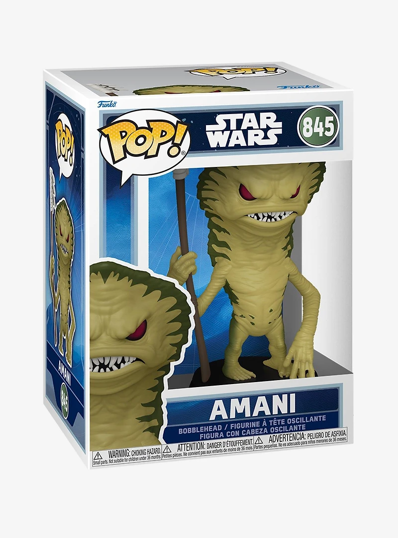 Funko Pop! Star Wars The Mandalorian and Grogu Amani Vinyl Bobblehead