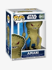 Funko Pop! Star Wars The Mandalorian and Grogu Amani Vinyl Bobblehead