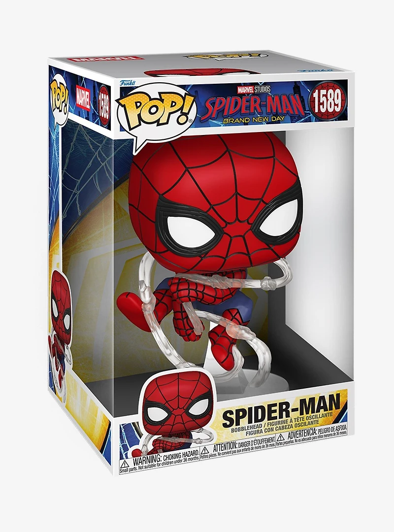Funko Pop! Marvel Spider-Man: Brand New Day Spider-Man Jumbo Vinyl Bobblehead