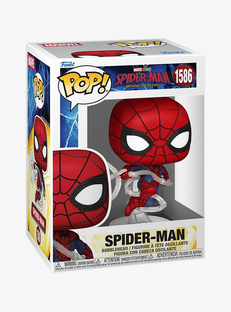 Funko Pop! Marvel Spider-Man: Brand New Day Spider-Man Vinyl Bobblehead
