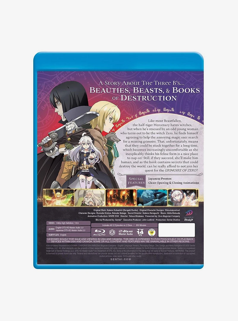 Grimoire of Zero: Complete Collection Blu-Ray