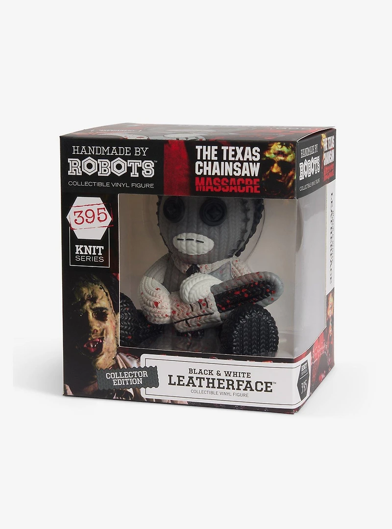 Texas Chainsaw Massacre Leatherface (Bloody B&W) Handmade By Robots Vinyl Figure