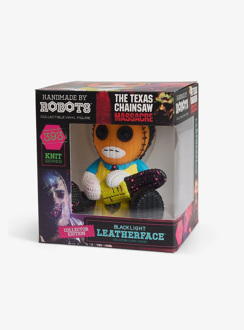 Texas Chainsaw Massacre Leatherface (Blacklight) Handmade By Robots Vinyl Figure